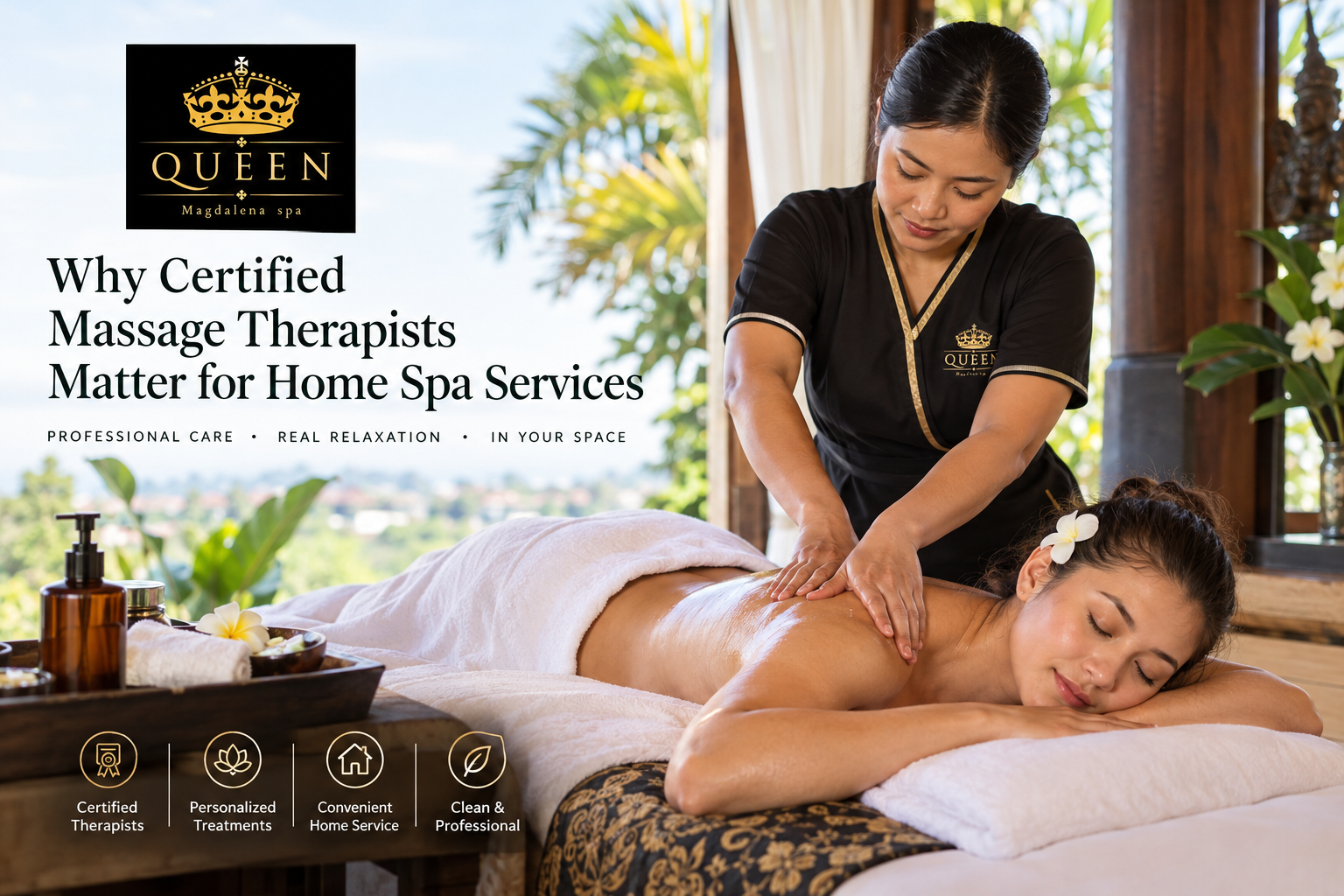 Why Certified Massage Therapists Matter for Home Spa Services